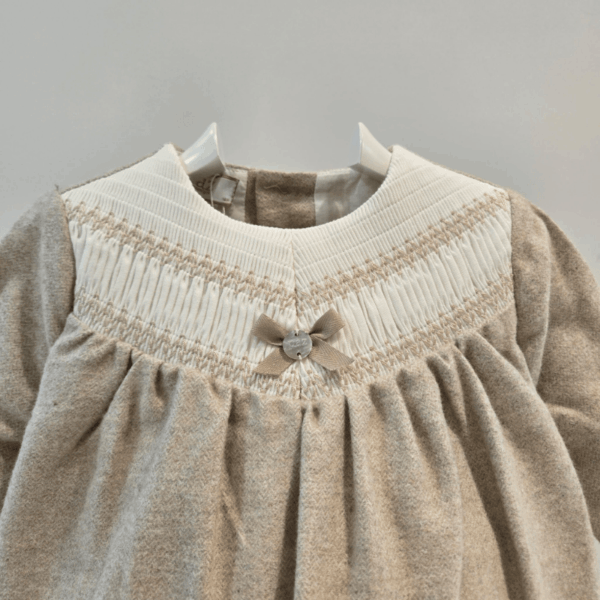 Vestido tela espiga angora pony Paz Rodríguez invierno