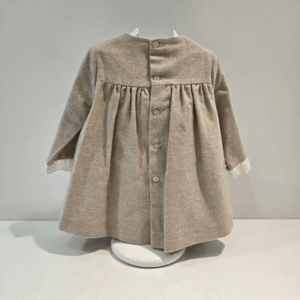 Vestido tela espiga angora pony Paz Rodríguez invierno