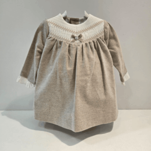 Vestido tela espiga angora pony Paz Rodríguez invierno
