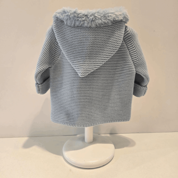 Chaqueta azul con capucha conejitos Pangasa invierno 25/26