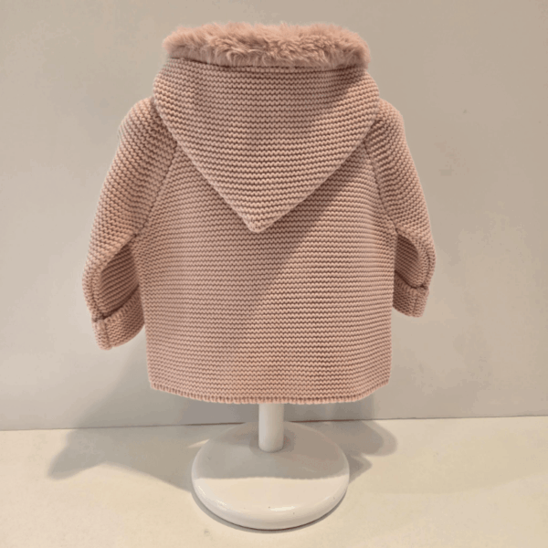 Chaqueta rosa con capucha conejitos Pangasa invierno 25/26