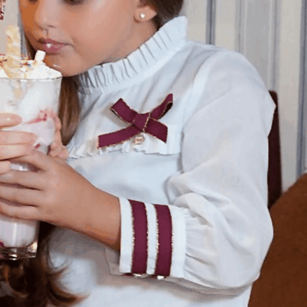 Conjunto blusa falda short Cris Noma Fernández invierno 26 - Imagen 2