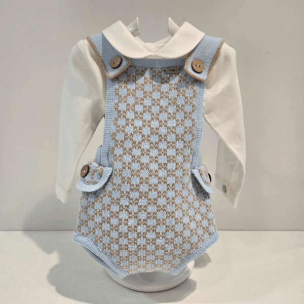 Conjunto niño 3 piezas Rahigo Caña y azul otoño invierno 25/26