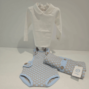 Conjunto niño 3 piezas Rahigo Caña y azul otoño invierno 25/26