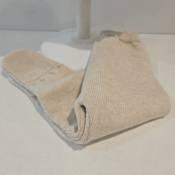 Jubón con polaina color avena Paz Rodríguez Koala invierno