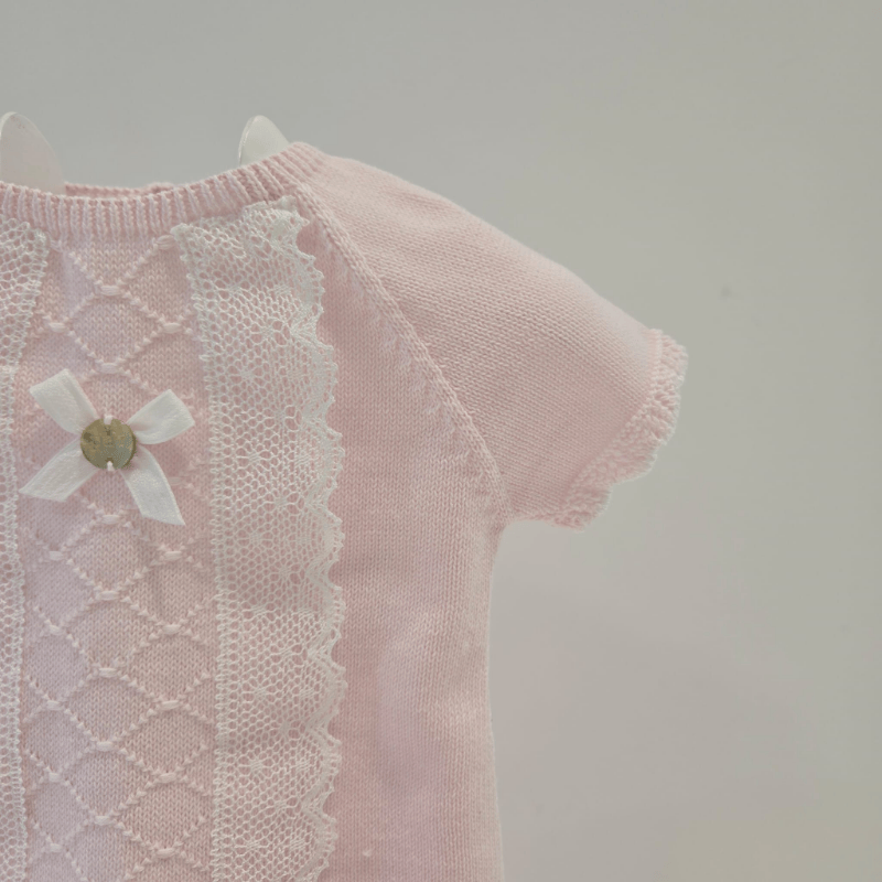 Jubón y braguita rosa colección Linda Paz Rodríguez verano - Imagen 3