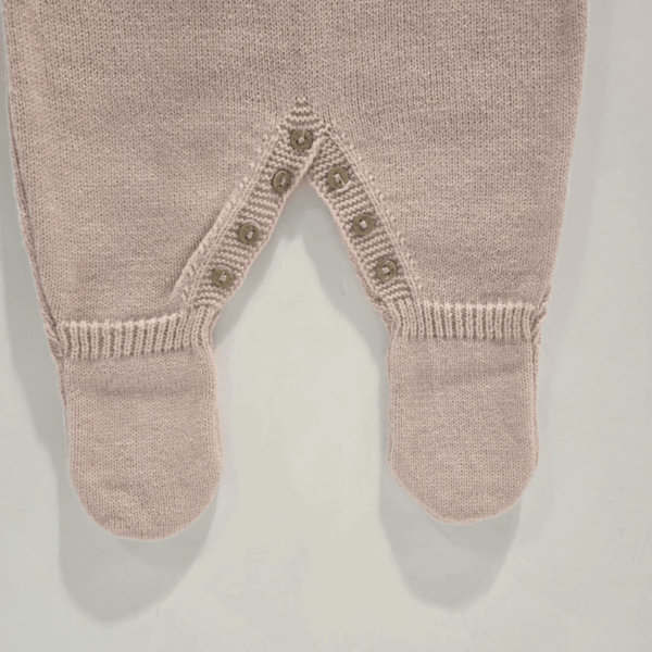 Pelele trenzado niño azul niña rosa Martin Aranda otoño invierno