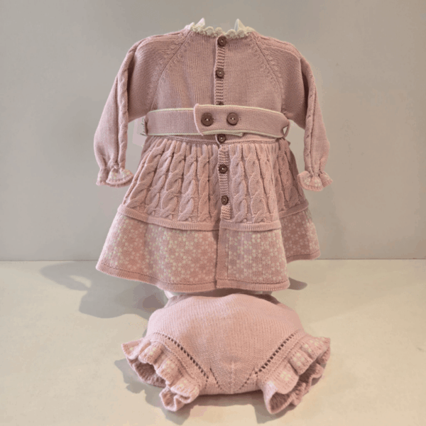 Vestido con pololo rosa y caña Rahigo otoño invierno 26