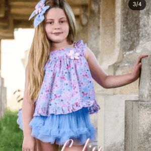 Blusón mas falda bombacho en tul Lolittos verano 26