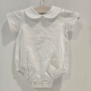 Bodi jersey con cuello punteado manga corta esencial verano