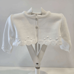 Chaqueta corta niña Alaia con bodoques primavera verano