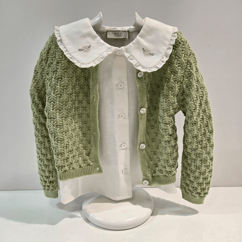 Chaqueta largo cintura infantil Frescura Paz Rodríguez verano