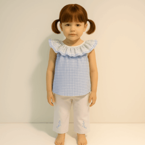 Conjunto blusa y pantalón niña Anade primavera verano Paz