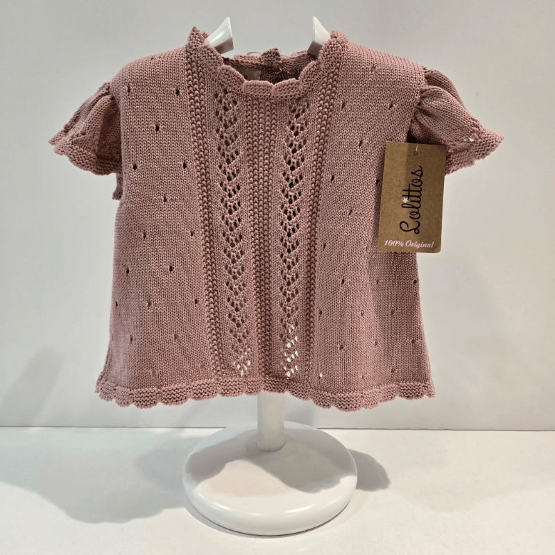 Conjunto jersey punto y falda bombacho Duquesita verano 26 - Imagen 5