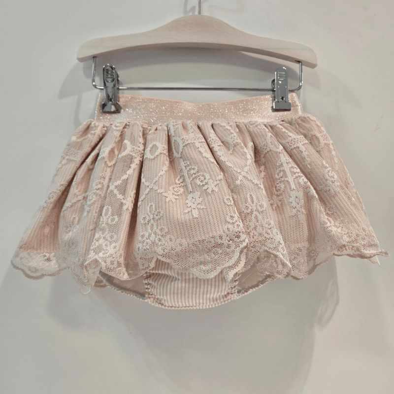 Conjunto jersey punto y falda bombacho Duquesita verano 26