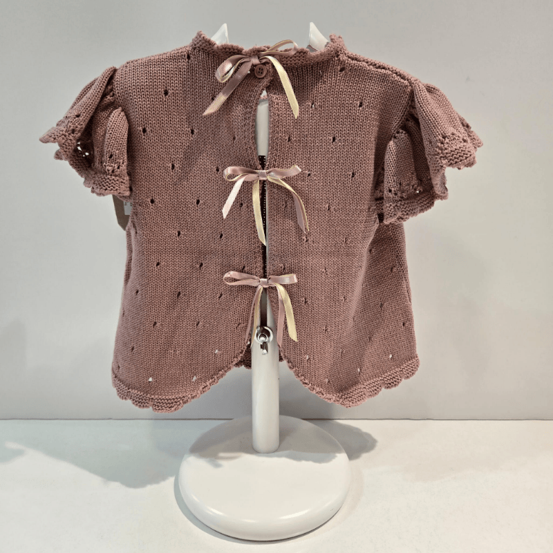 Conjunto jersey punto y falda bombacho Duquesita verano 26