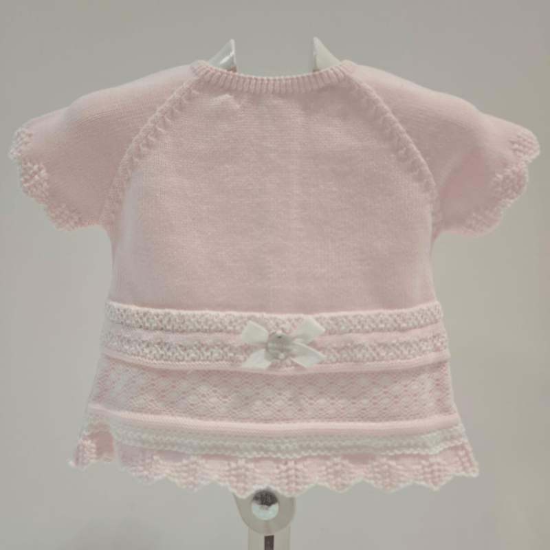 Conjunto jubón mas braga rosa tiza Paz primavera verano - Imagen 5