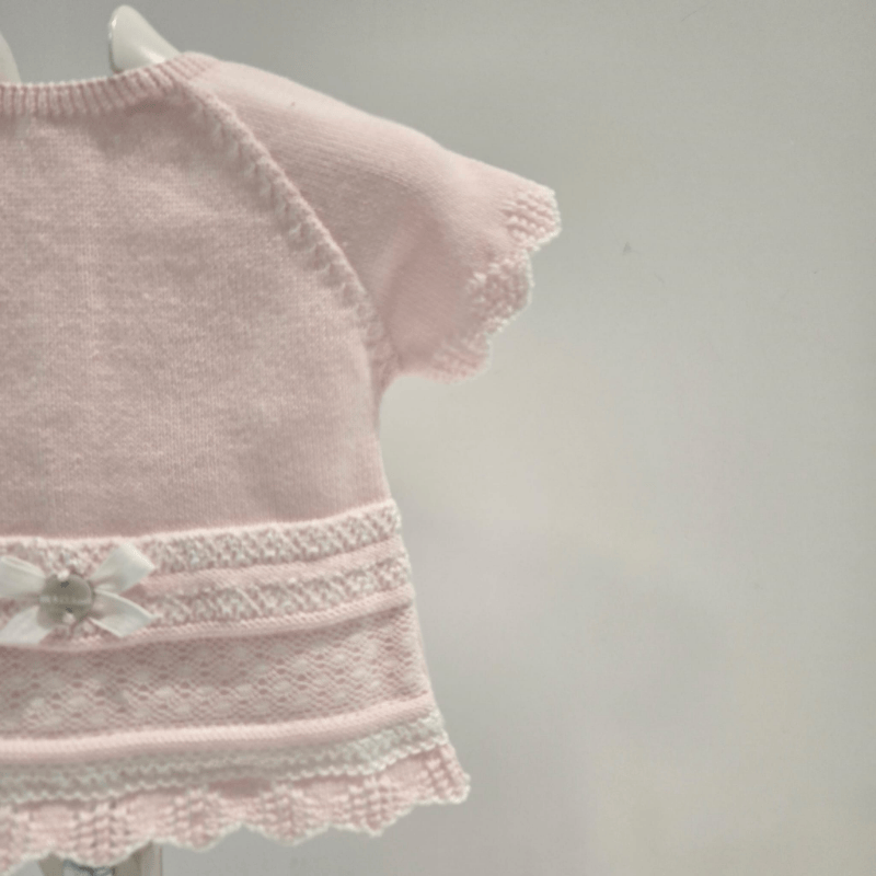 Conjunto jubón mas braga rosa tiza Paz primavera verano