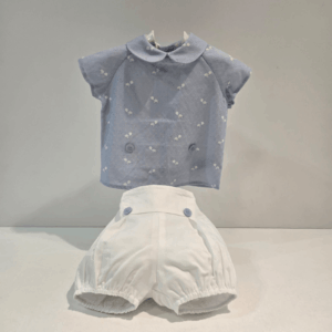 Conjunto niño camisa y pantalón corto Paz Rodríguez verano