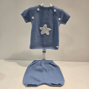 Conjunto niño jersey manga corta y Pantalón corto Paz verano