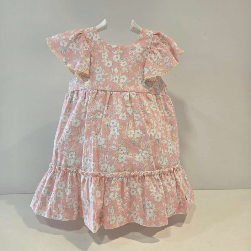 Vestido estampado sobre rosa infantil colección candy verano - Imagen 3