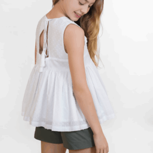 Conjunto de short y blusón plumety colección olivo verano