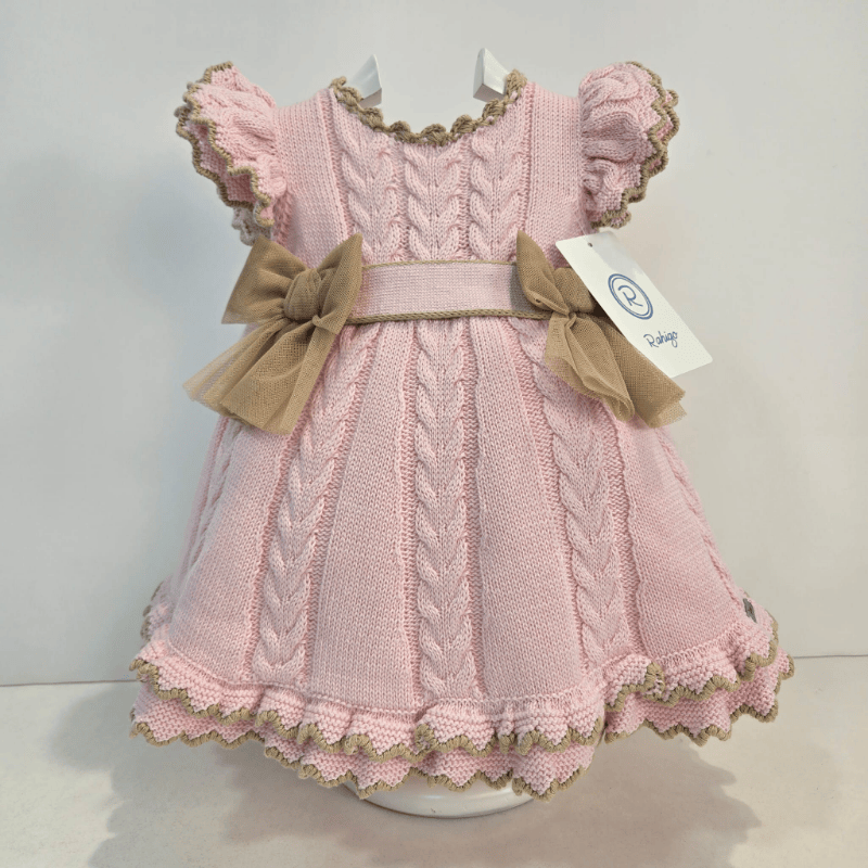 Jesusito dos lazos en rosa y camel raigo1 primavera verano