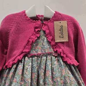 Chaqueta corta niña colección sedal firma Lolittos verano 26