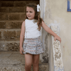 Conjunto Chanel blusa mas falda mini colección Yuca verano 26