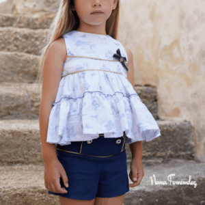 Conjunto blusa mas short colección Arce primavera verano 26