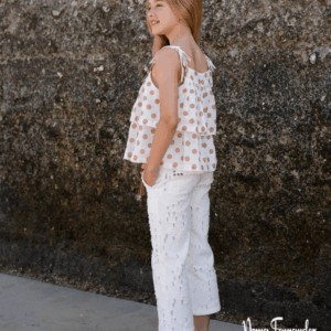 Conjunto blusón mas pantalón largo tobillera verano 26