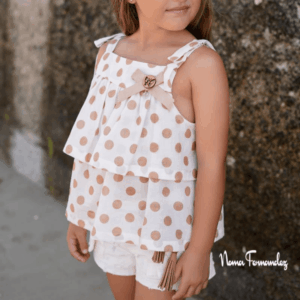 Conjunto blusón mas short Colección Haya primavera-verano 26