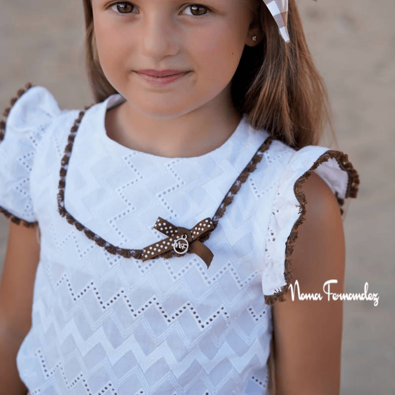 Conjunto camisa y falda short Tilo Noma primavera verano 26