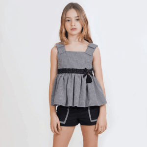 Conjunto short con blusón colección tejo primavera verano 26