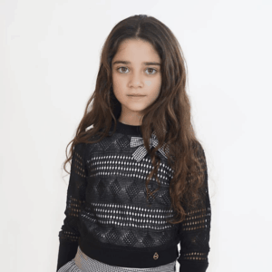 Jersey largo a juego colección Tejo primavera verano 2026