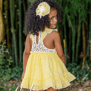 Jesusito Pretti espalda descubierta amarillo primavera-verano 26