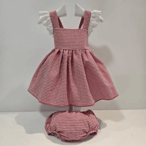 Jesusito cuadro vichy rojo La Peppa primavera-verano 26