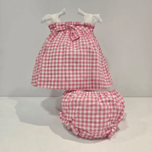 Jesusito cuadro vichy rojo blanco Martín Aranda verano 26