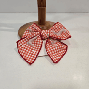 Lazo de la colección Scooby en cuadro Vichy primavera verano 26