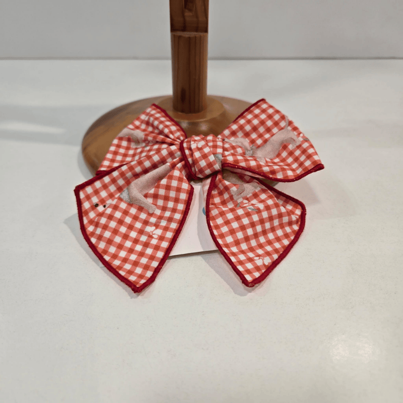 Lazo de la colección Scooby en cuadro Vichy primavera verano 26