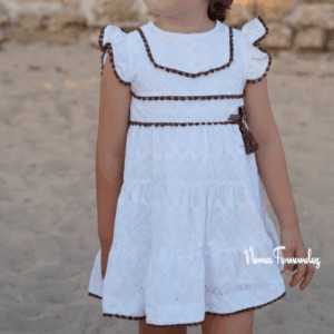 Vestido colección Tilo blanco-negro Noma primavera verano 26