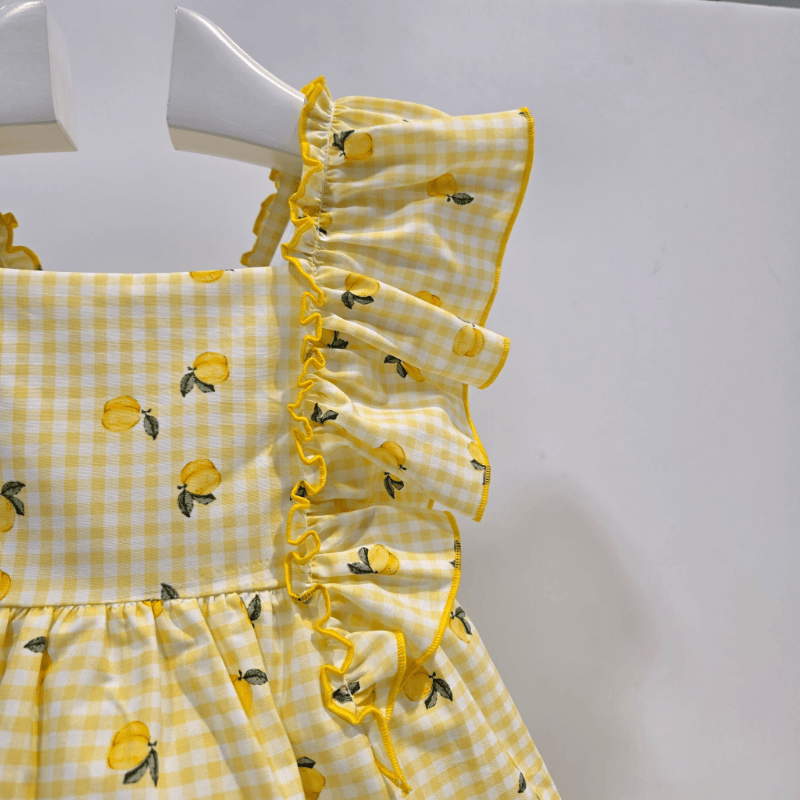 Vestido estampado vichy limones La Peppa primavera-verano 26