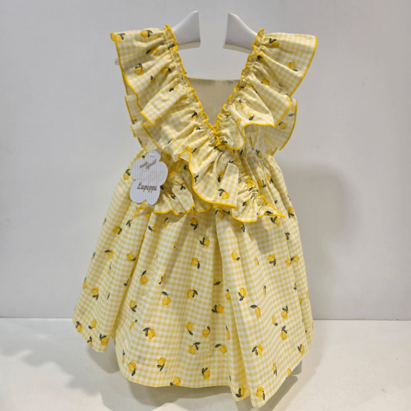 Vestido estampado vichy limones La Peppa primavera-verano 26