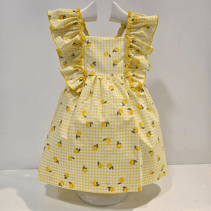 Vestido estampado vichy limones La Peppa primavera-verano 26