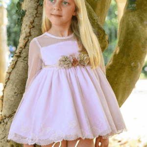 Vestido mas cubre arras rosa palo Duquesita verano 2026