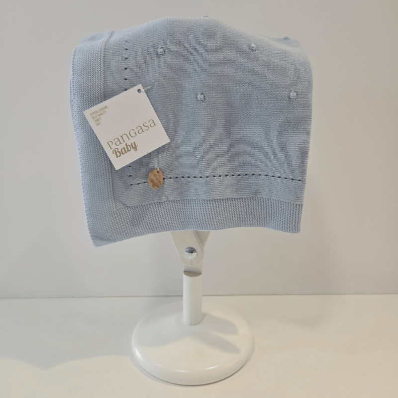 Chal Pangasa camel, beige, rosa empolvado y azul verano