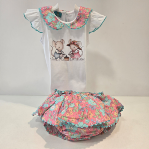 Blusa con braga colección petunia la Martinica verano 26