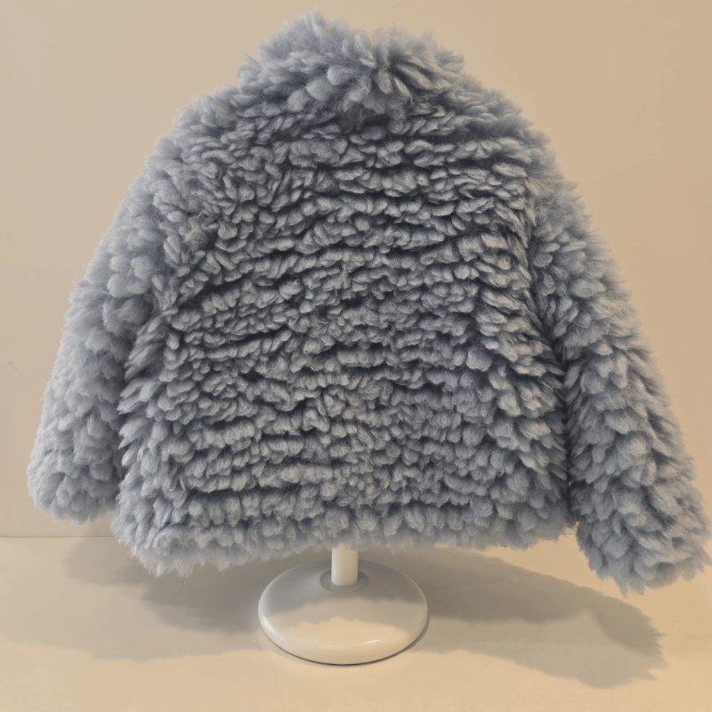 Abrigo azul pelito colección Briana Lolittos invierno