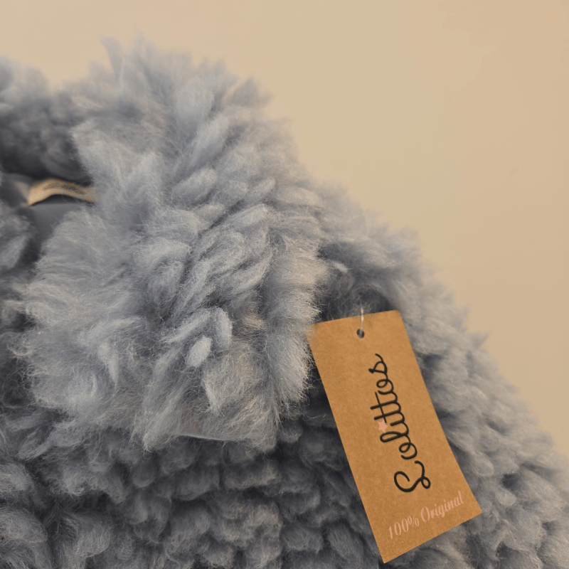 Abrigo azul pelito colección Briana Lolittos invierno