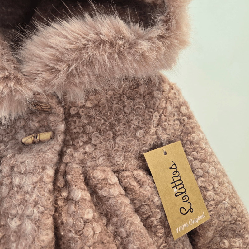 Abrigo camel colección Bubu Lolittos otoño invierno 25/26